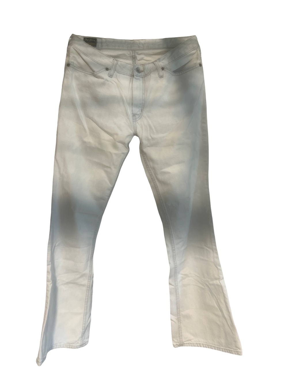 Women’s Pepe Bootcut Jeans in Off-White Size 31 Length 31” Waist 32” (BIN1-11)